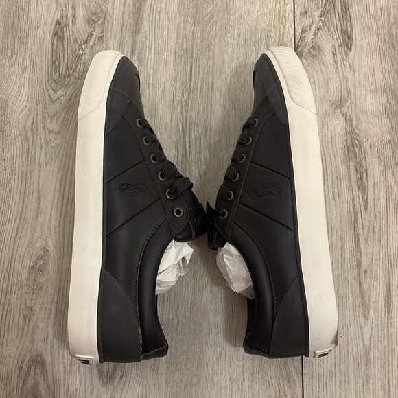 Polo Ralph Lauren Men’s size 10 Dark Brown shoes NWT - Picture 4 of 7